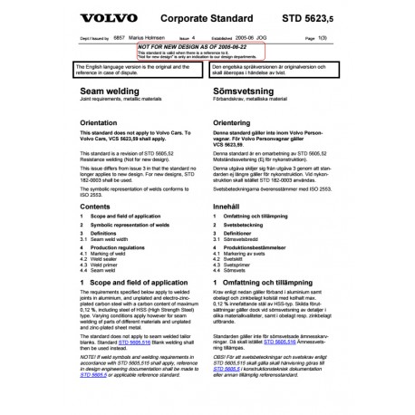 VOLVO STD 5623,5 0